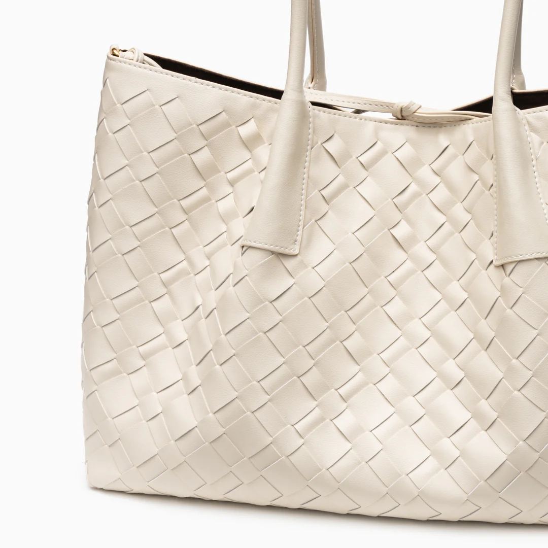 Ayla Woven Tote Bag - Image 2