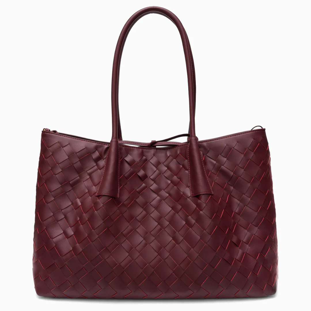 Ayla Woven Tote Bag - Image 4