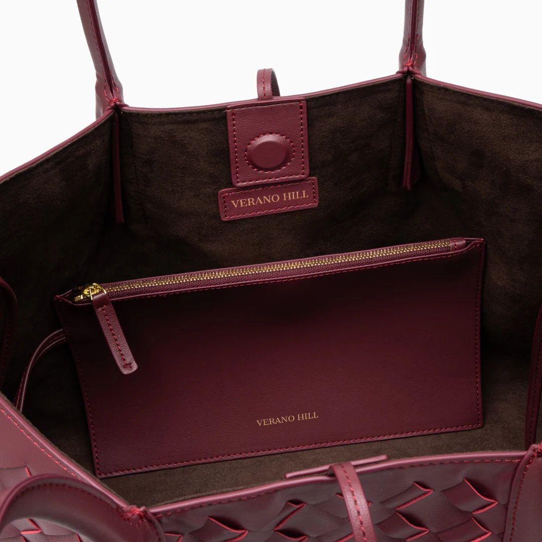 Ayla Woven Tote Bag - Image 6