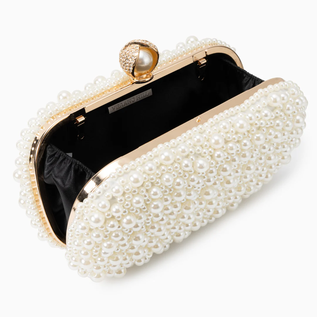 Chantal Pearl Clutch Bag - Image 4