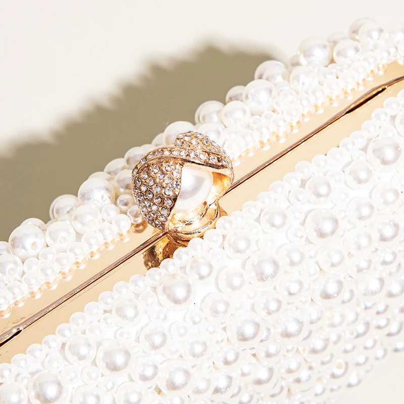 Chantal Pearl Clutch Bag - Image 6
