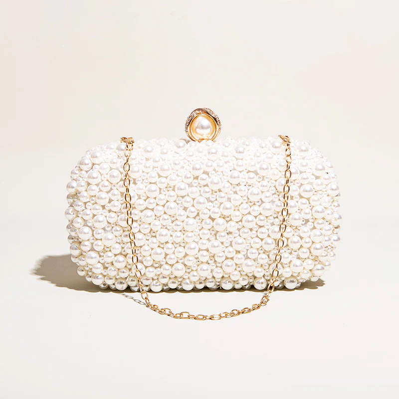 Chantal Pearl Clutch Bag - Image 9