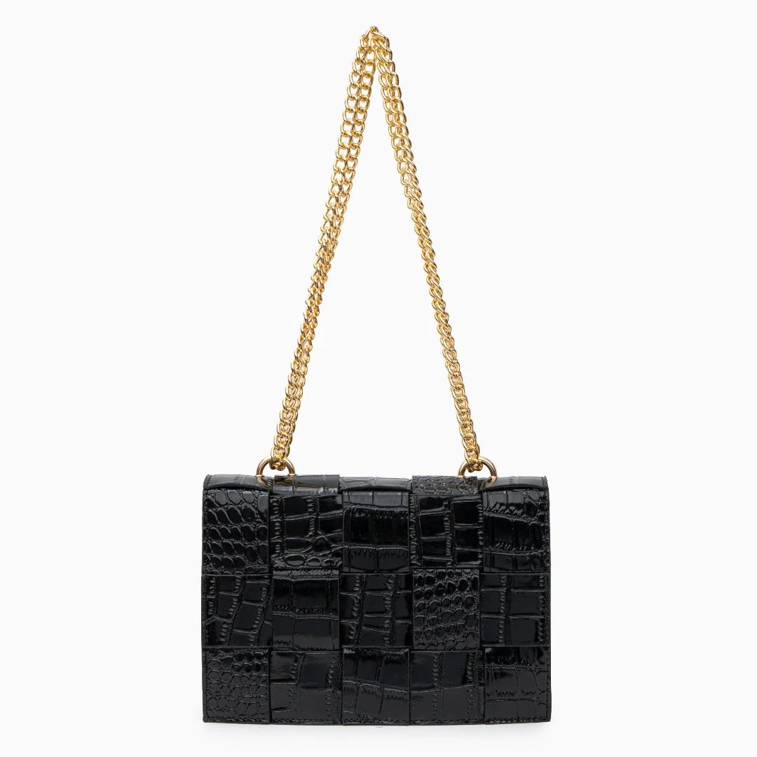 Crocodile Pattern Crossbody Bag - Image 14