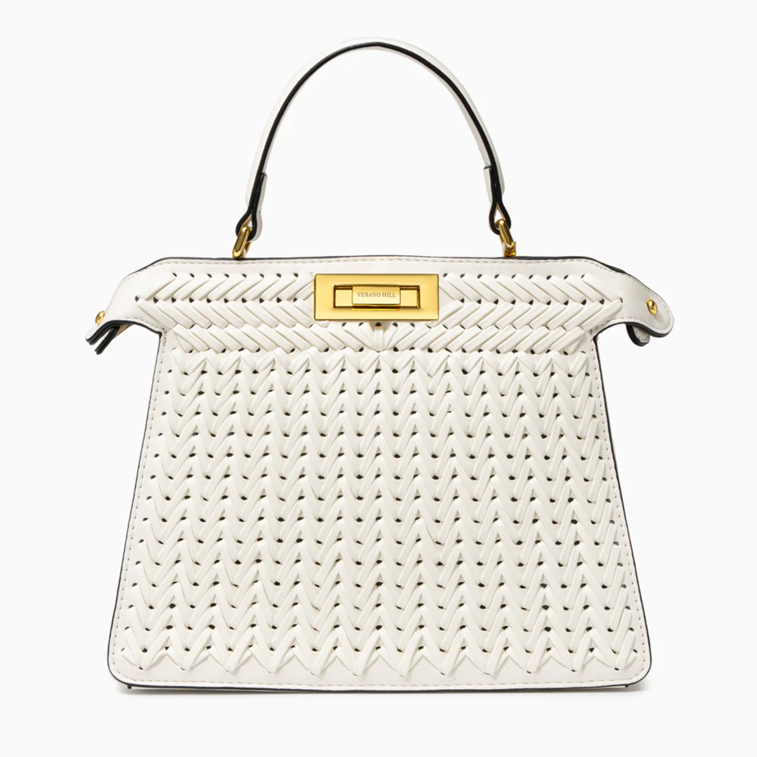 Dionne Woven Handbag - Image 11