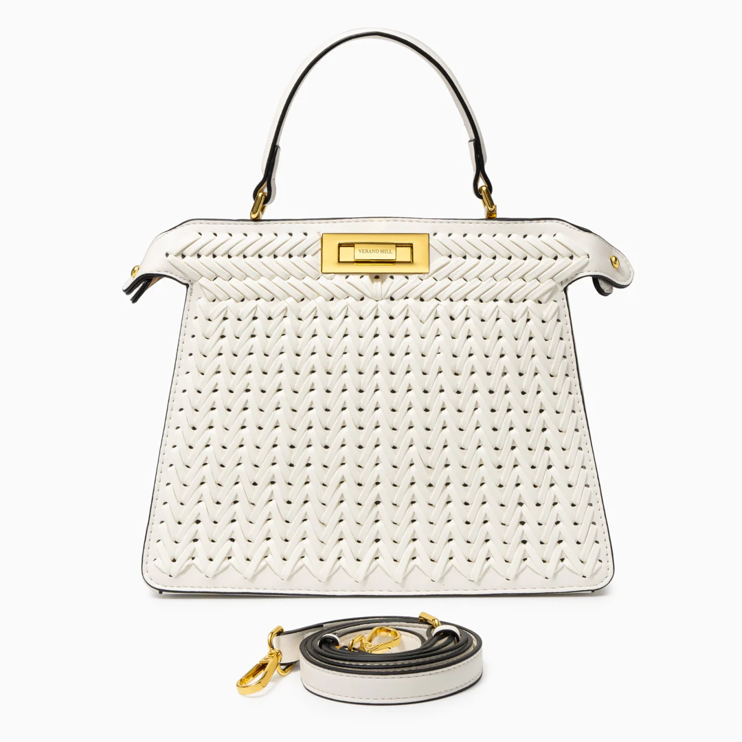 Dionne Woven Handbag - Image 14