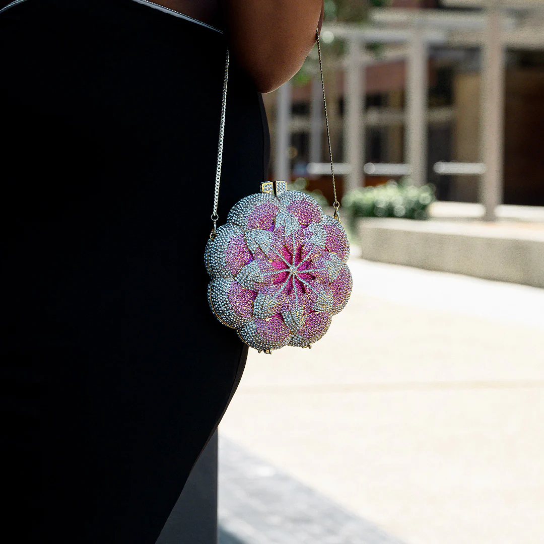 Jeline Flower Clutch Bag - Image 5