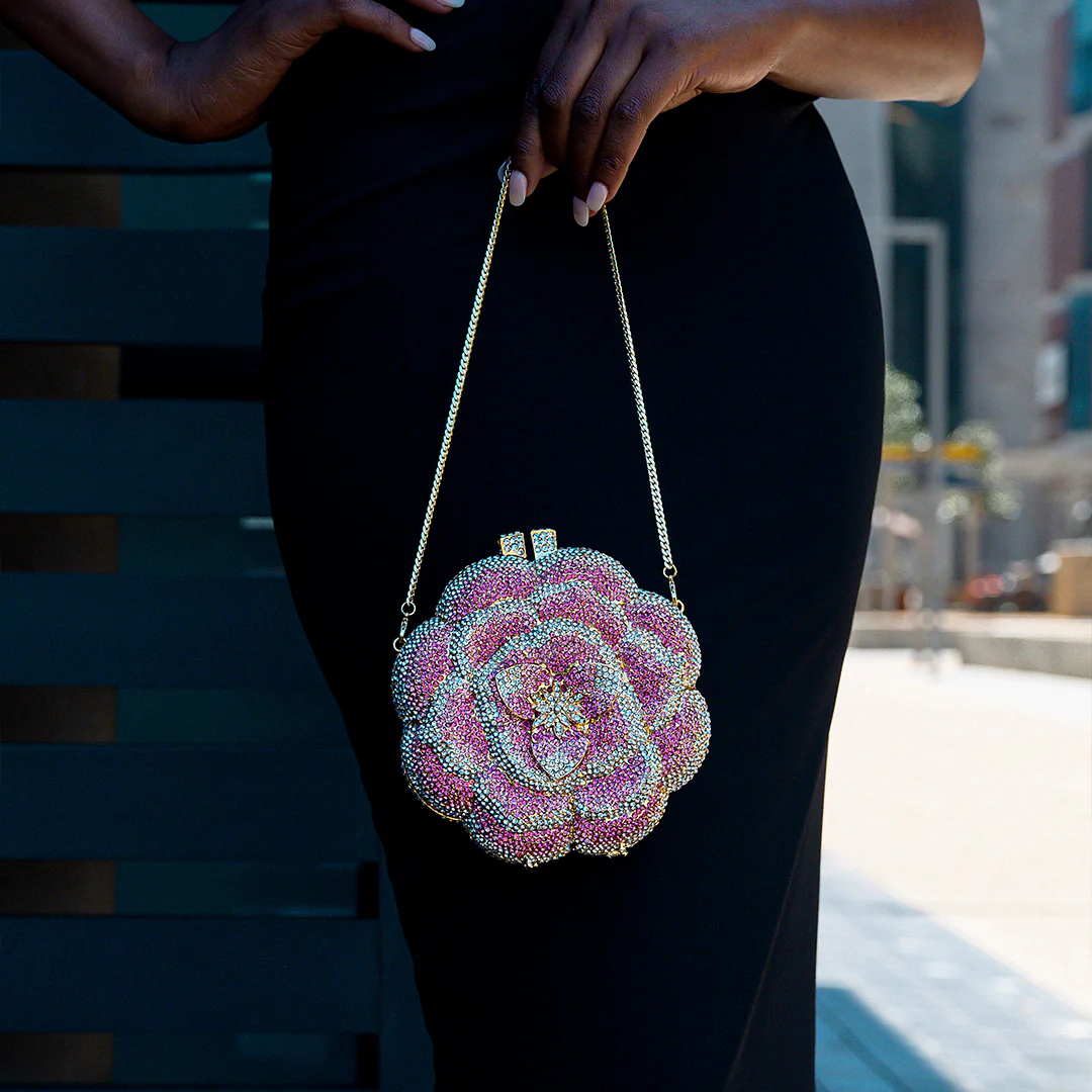 Jeline Flower Clutch Bag - Image 6