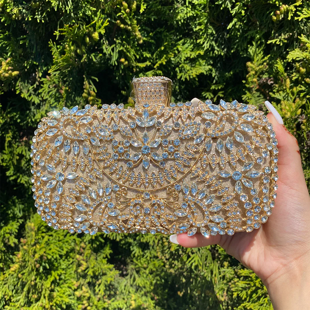 Luxurious Flower Clutch Bag - Image 6