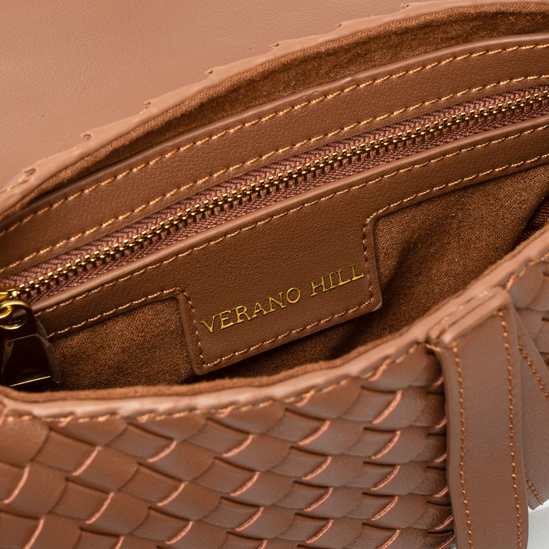 Madelyn Woven Saddle Bag - Image 15