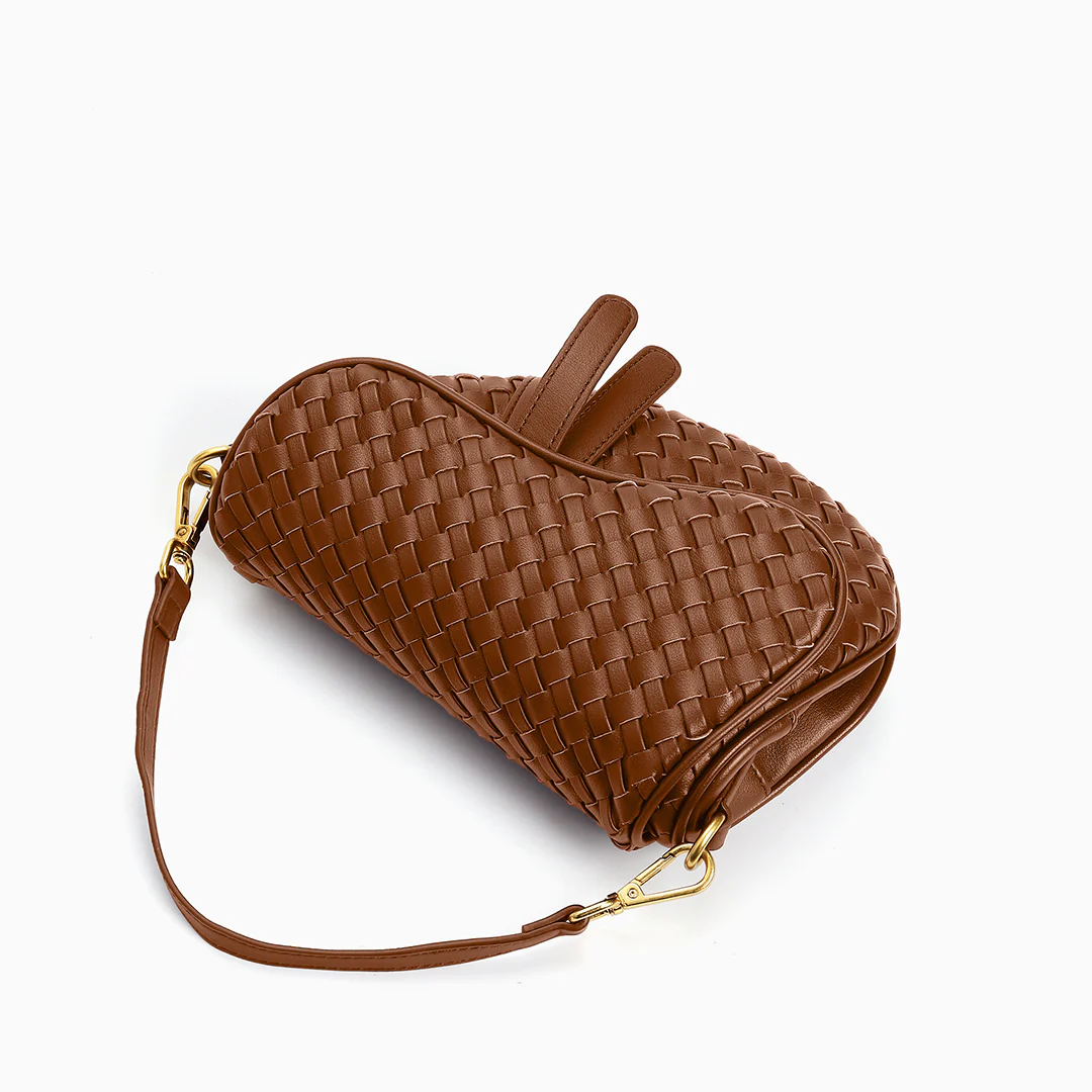 Madelyn Woven Saddle Bag - Image 17