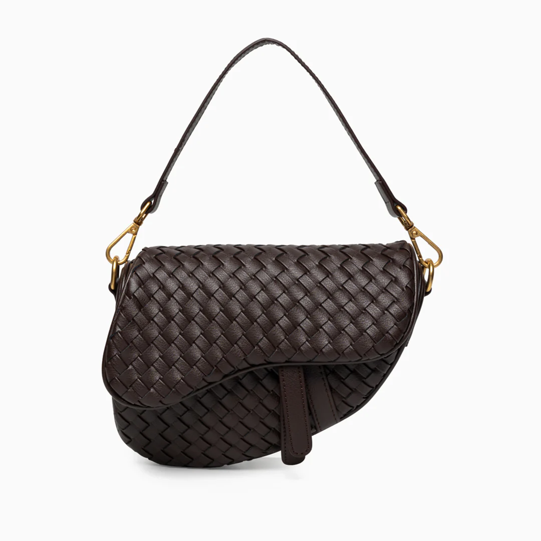Madelyn Woven Saddle Bag - Image 19