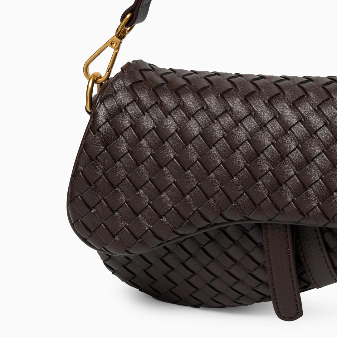 Madelyn Woven Saddle Bag - Image 20