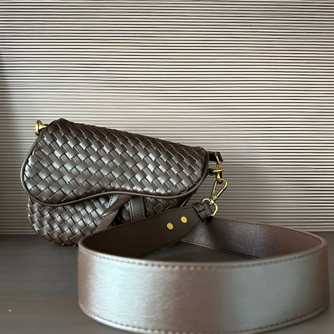 Madelyn Woven Saddle Bag - Image 23
