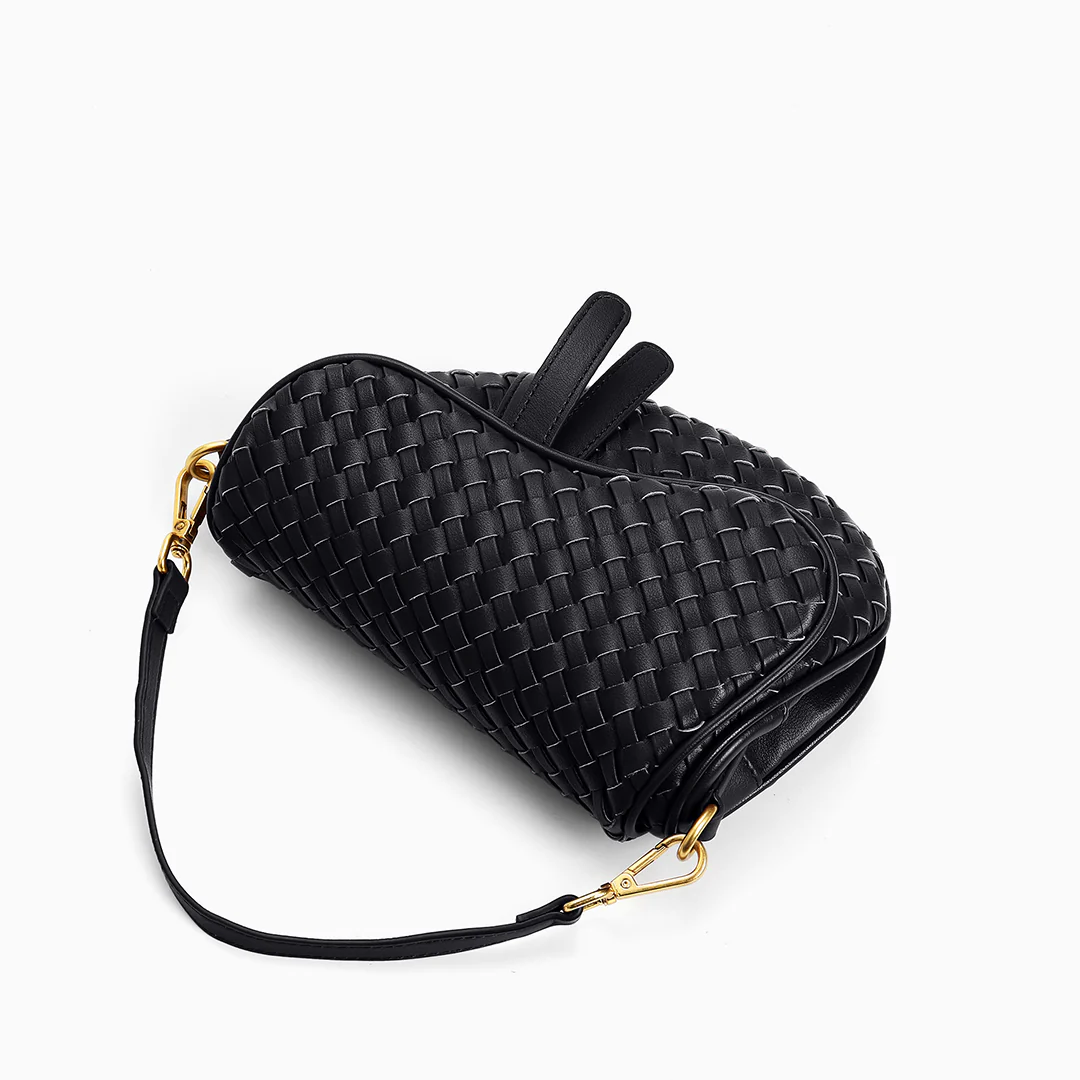 Madelyn Woven Saddle Bag - Image 3