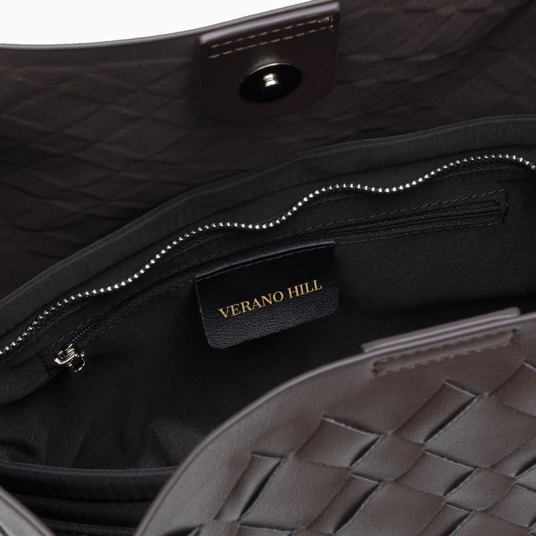 Mila Woven Shoulder Bag - Image 3