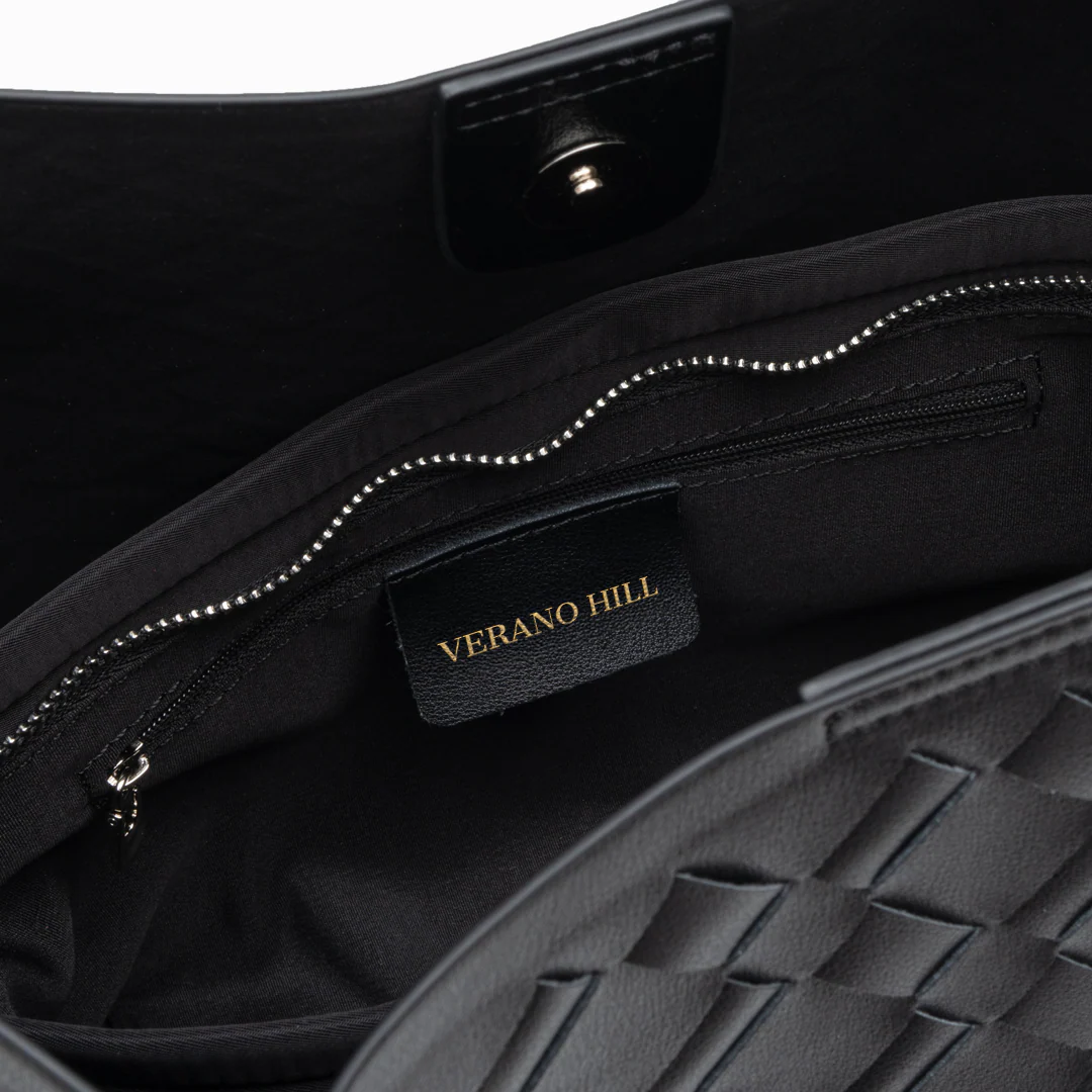 Mila Woven Shoulder Bag - Image 9