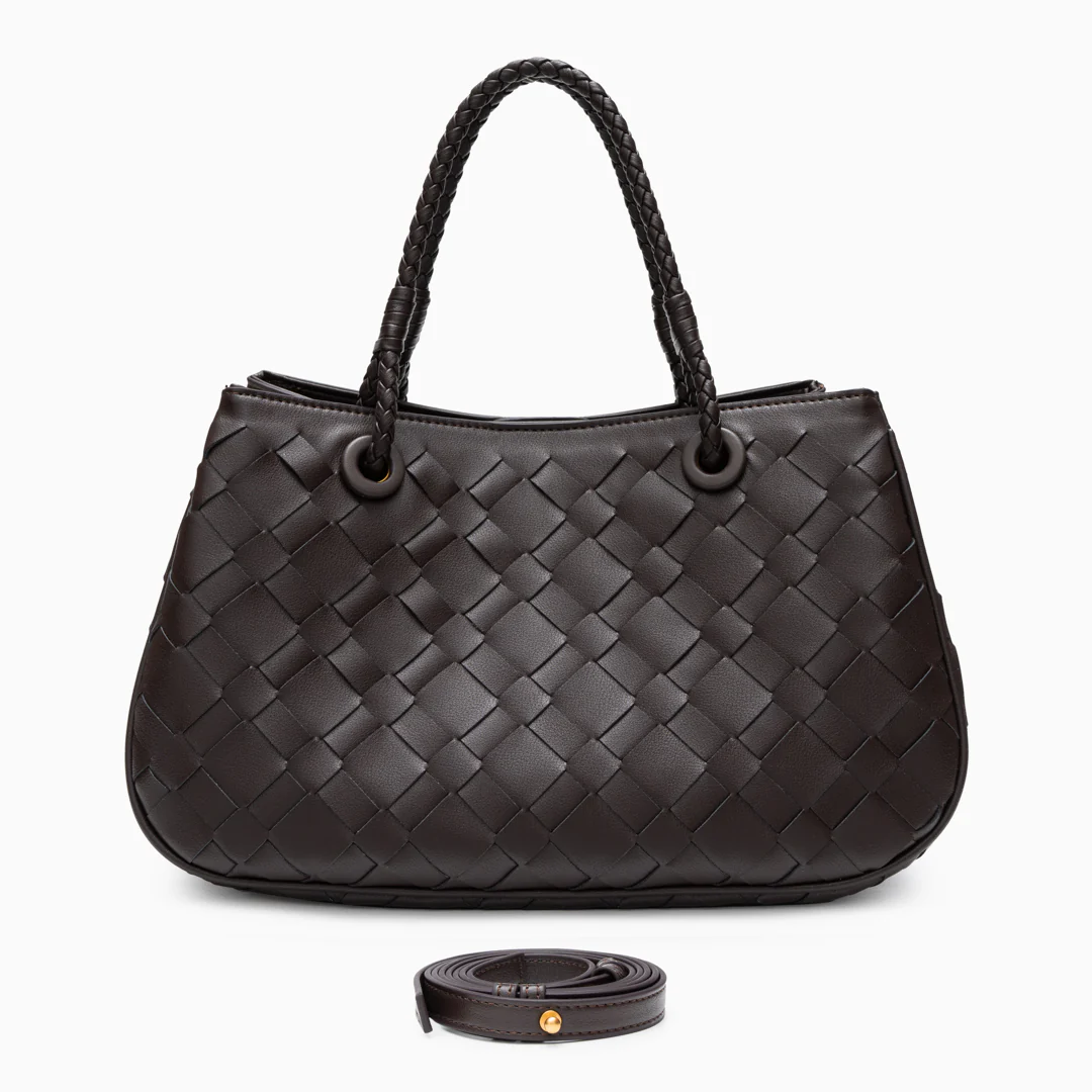 Noire Weave Shoulder Bag - Image 12