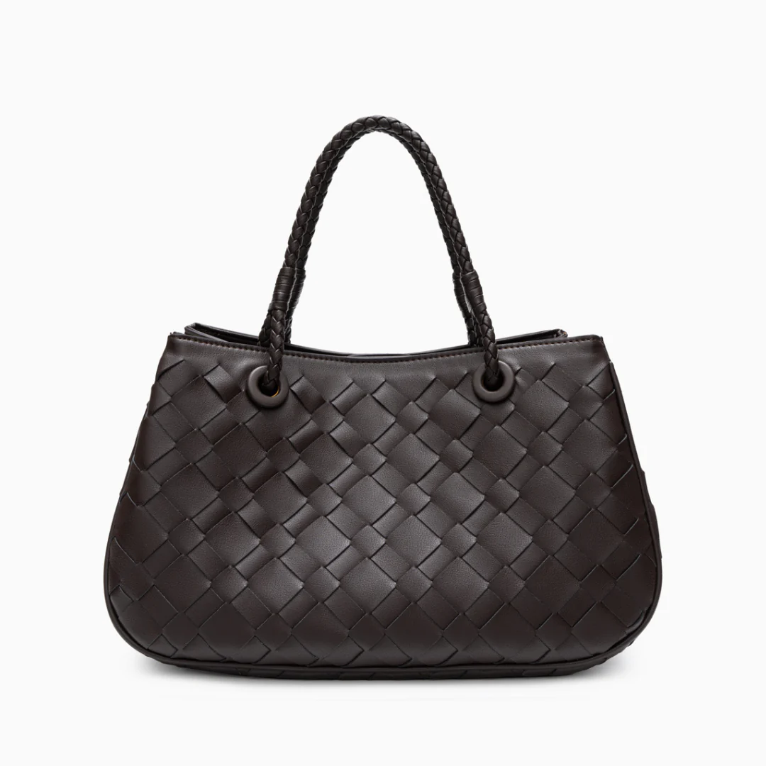 Noire Weave Shoulder Bag - Image 9