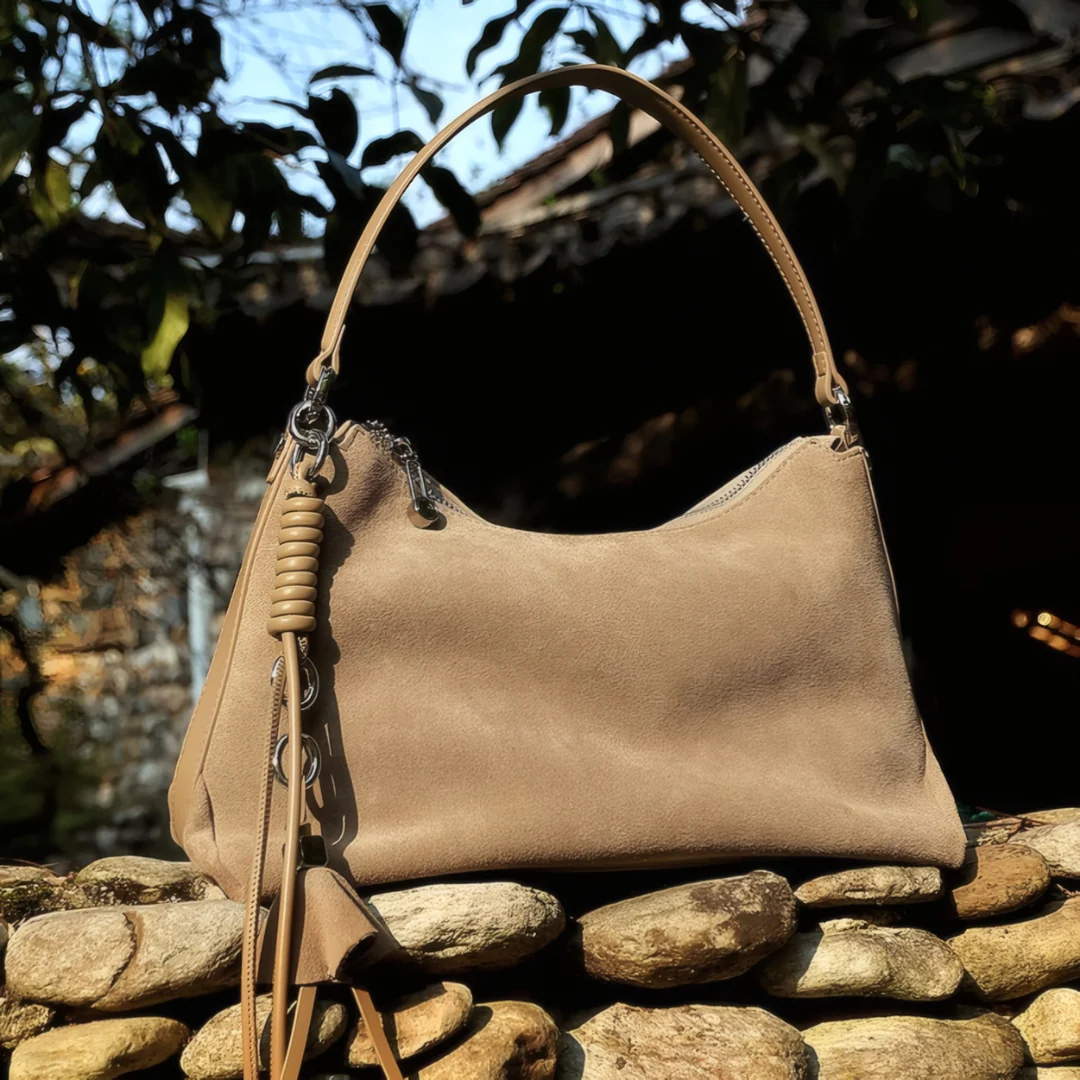 Sonoma Suede Shoulder Bag - Image 15