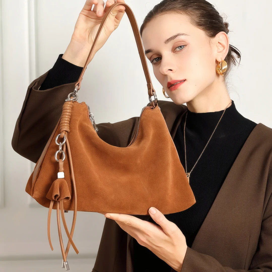 Sonoma Suede Shoulder Bag - Image 3