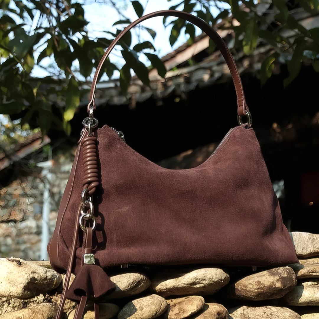 Sonoma Suede Shoulder Bag - Image 38