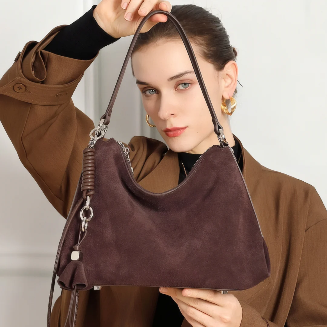 Sonoma Suede Shoulder Bag - Image 39