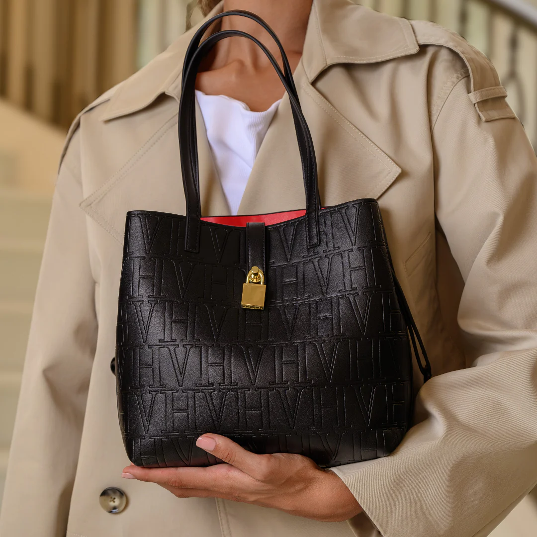 VH Embossed Shoulder Bag - Image 3