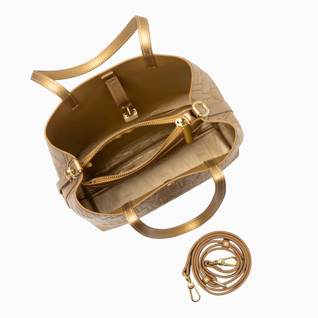 VH Embossed Shoulder Bag - Image 3