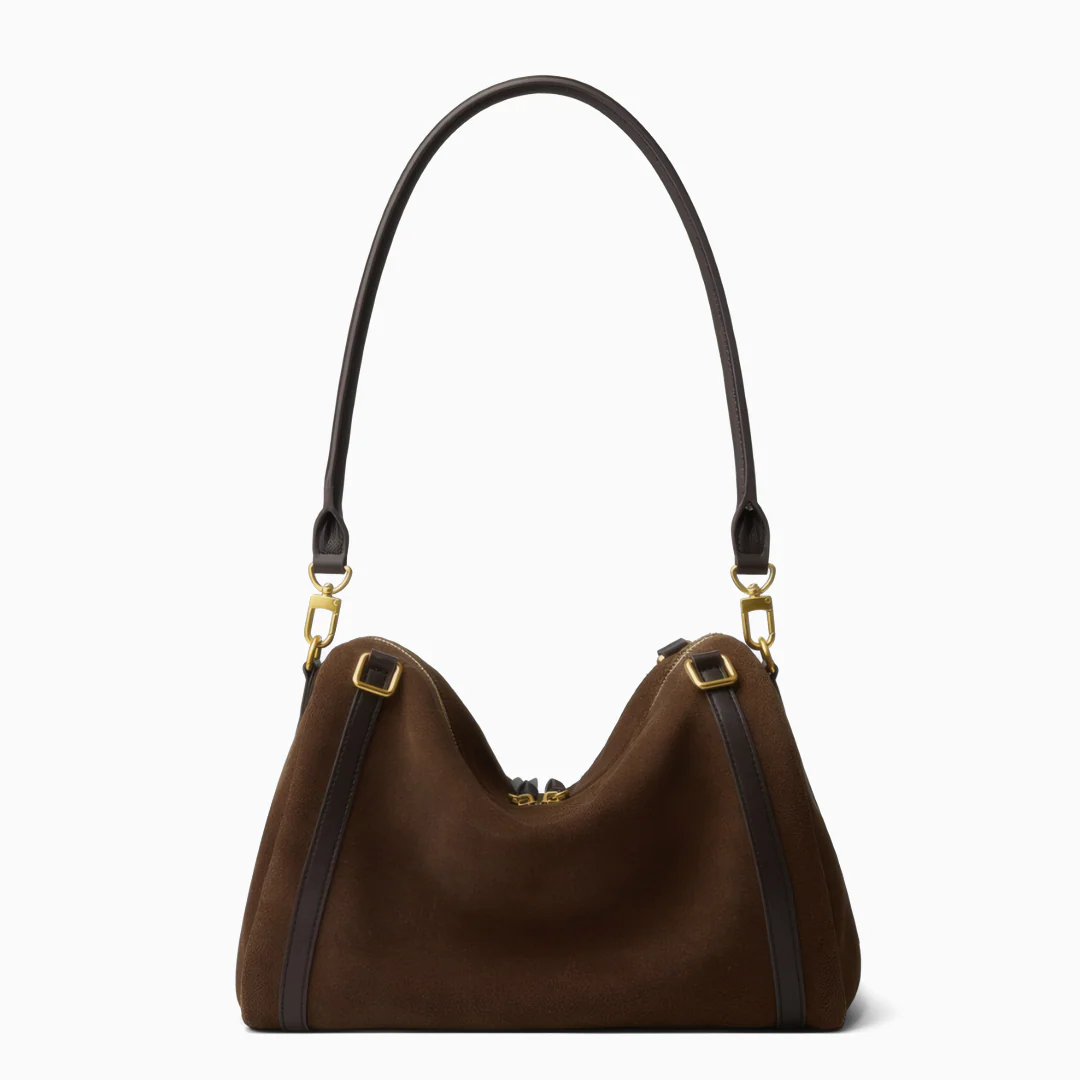 Voyageur Suede Shoulder Bag - Image 11