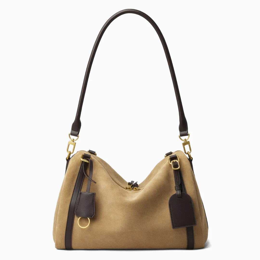 Voyageur Suede Shoulder Bag - Image 12