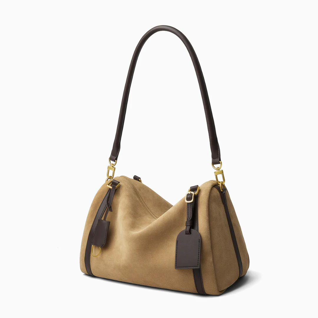 Voyageur Suede Shoulder Bag - Image 13