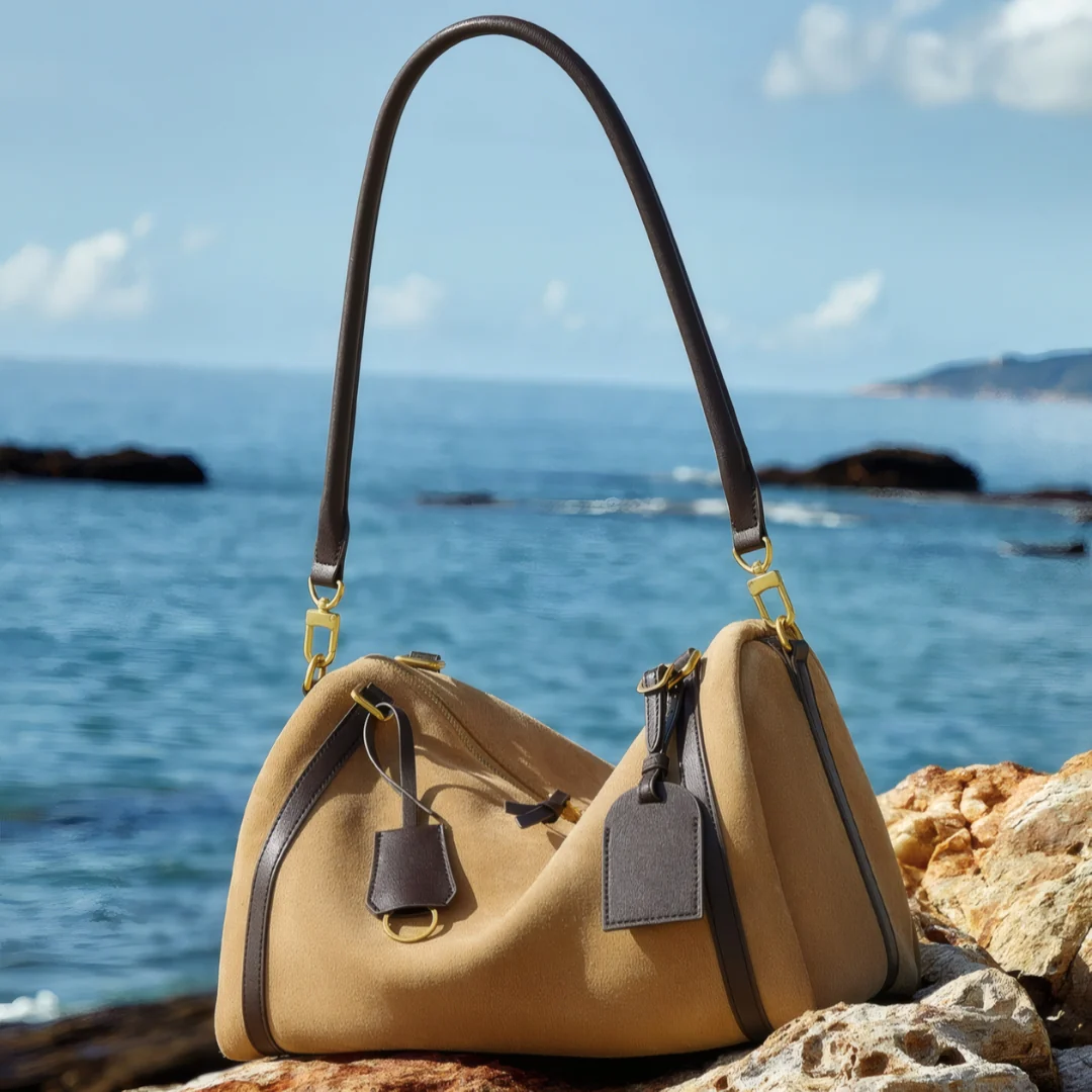 Voyageur Suede Shoulder Bag - Image 16