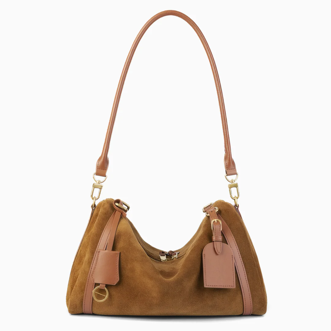 Voyageur Suede Shoulder Bag - Image 21