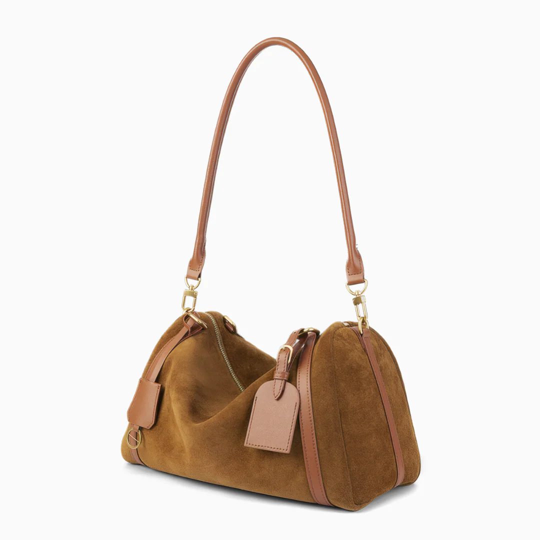 Voyageur Suede Shoulder Bag - Image 22